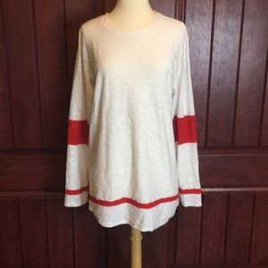 Large long sleeve see through Elwood top